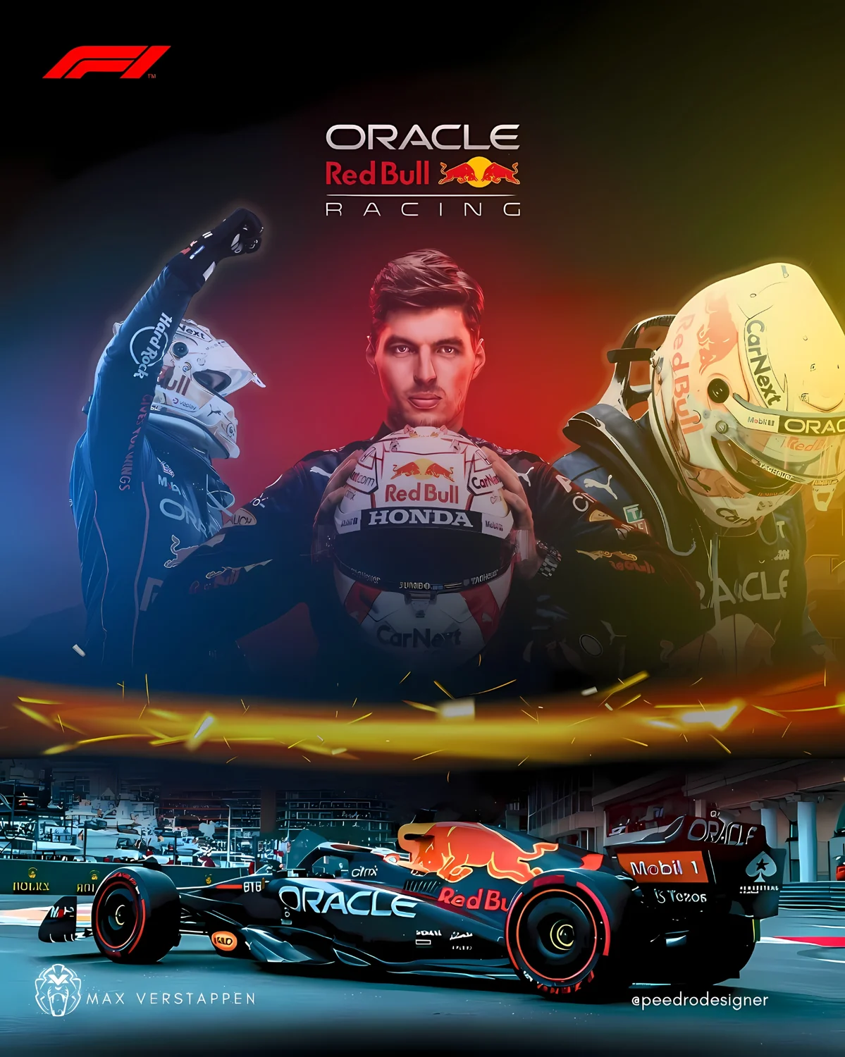 Design F1 Oracle Red Bull Racing
